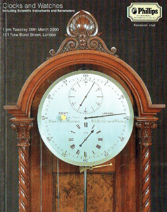 Phillips March 2000 Clocks & Watches inc. Scientific Instruments & Barometers