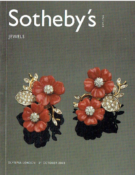 Sothebys October 2003 Jewels
