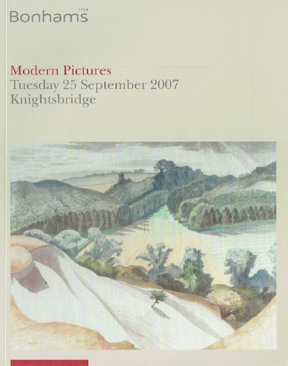 Bonhams September 2007 Modern Pictures