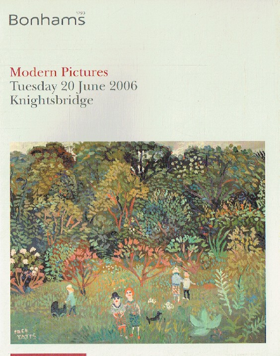 Bonhams June 2006 Modern Pictures