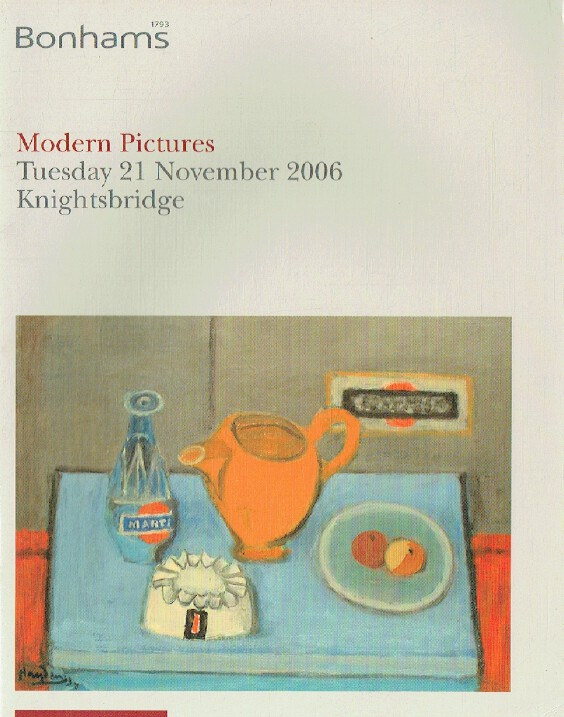 Bonhams November 2006 Modern Pictures