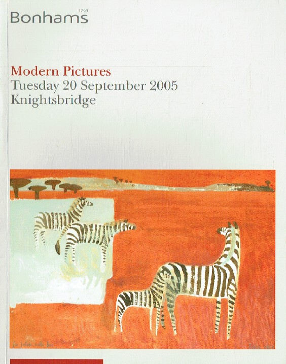 Bonhams September 2005 Modern Pictures