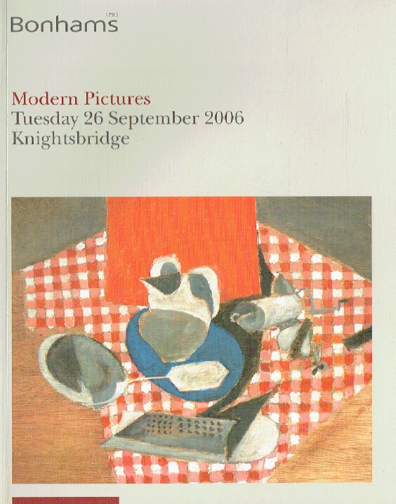 Bonhams September 2006 Modern Pictures