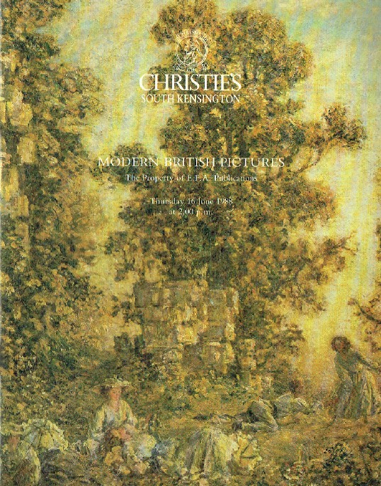 Christies June 1988 Modern British Pictures