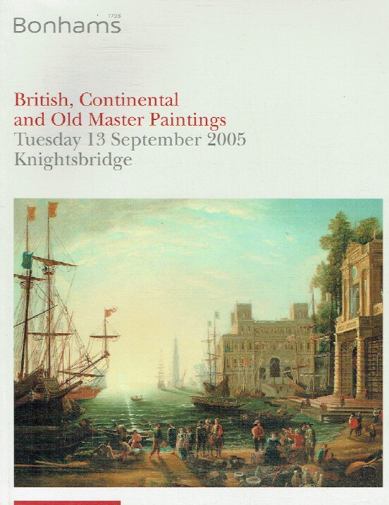 Bonhams September 2005 British, Continental and Old Master Paintings