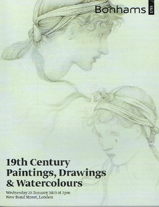 Bonhams January 2013 19th Century Paintings, Drawing & Watercolours