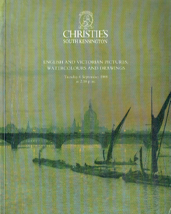 Christies September 1988 English & Victorian Pictures, Watercolours