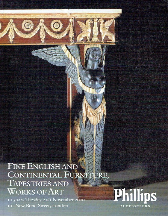 Phillips November 2000 Fine English & Continental Furniture and Works of Art