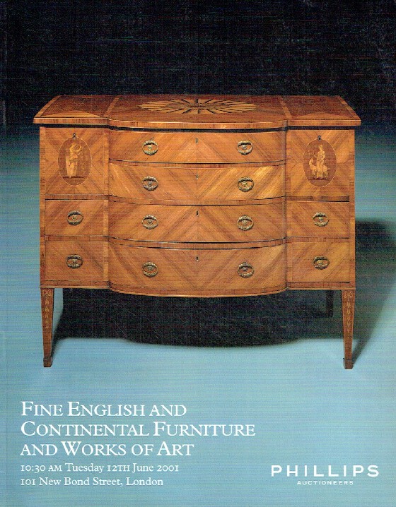 Phillips June 2001 Fine English Continental Furniture And Works