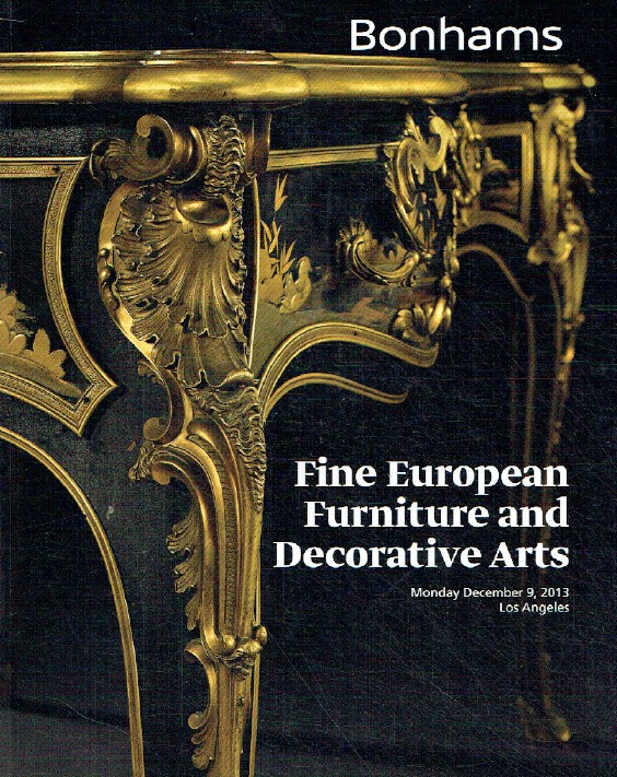 Bonhams December 2013 Fine European Furniture & Decorative Arts