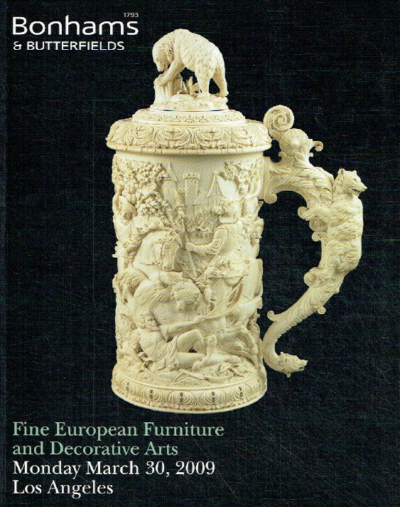 Bonhams & Butterfields March 2009 Fine European Furniture & Decorative Arts - Click Image to Close
