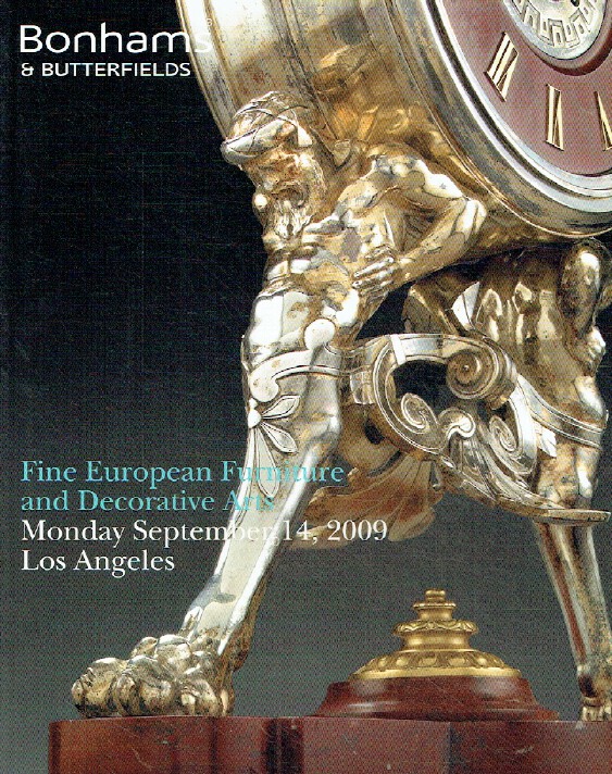 Bonhams & Butterfields September 2009 Fine European Furniture & Decorative Arts - Click Image to Close