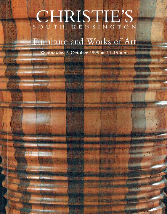 Christies October 1999 Furniture & Works of Art - Click Image to Close