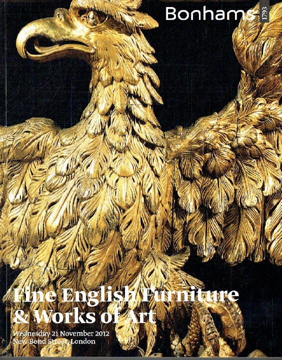 Bonhams November 2012 Fine English Furniture & Works of Art