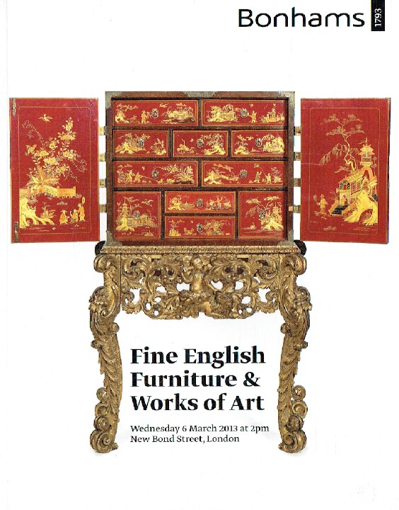 Bonhams March 2013 Fine English Furniture & Works of Art