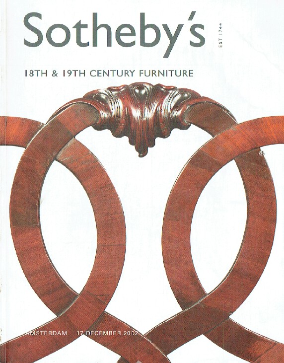 Sothebys December 2002 18th & 19th Century Furniture & Good Decorations