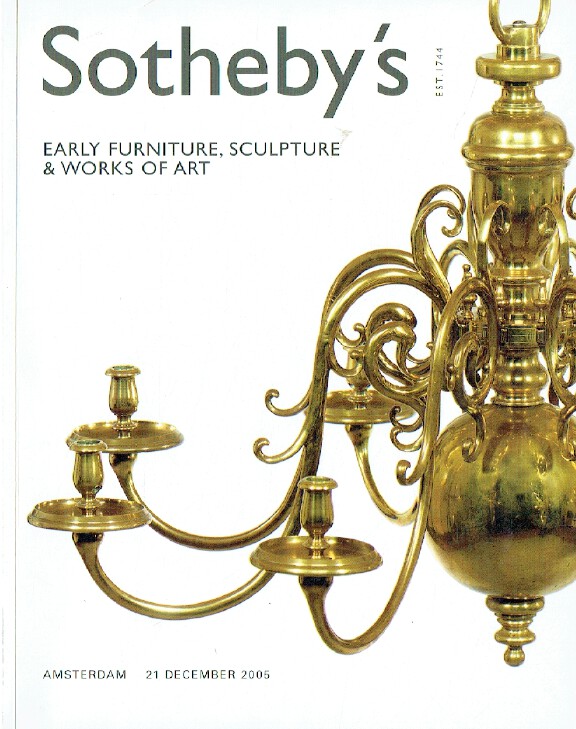 Sothebys December 2005 Early Furniture, Sculpture & Works of Art