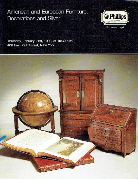 Phillips January 1999 American & European Furniture, Decorations and Silver