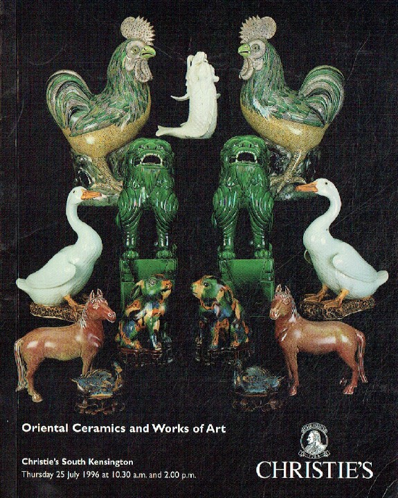 Christies July 1996 Oriental Ceramics & Works of Art