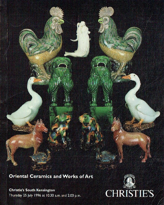 Christies July 1996 Oriental Ceramics & Works of Art