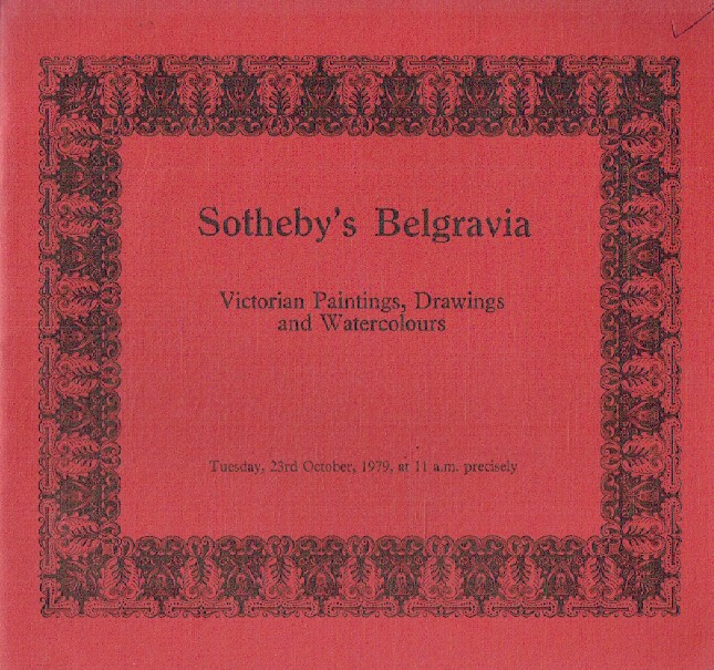 Sothebys October 1979 Victorian Paintings, Drawings and Watercolours