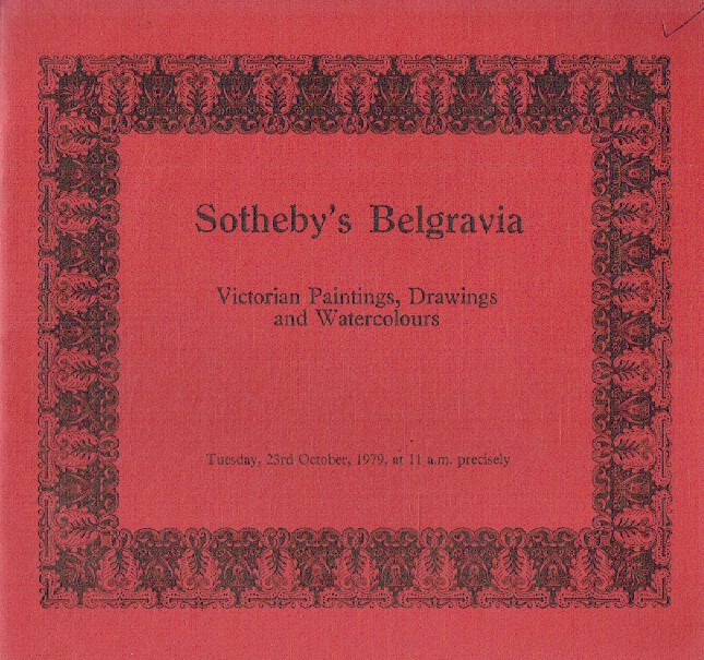 Sothebys October 1979 Victorian Paintings, Drawings and Watercolours