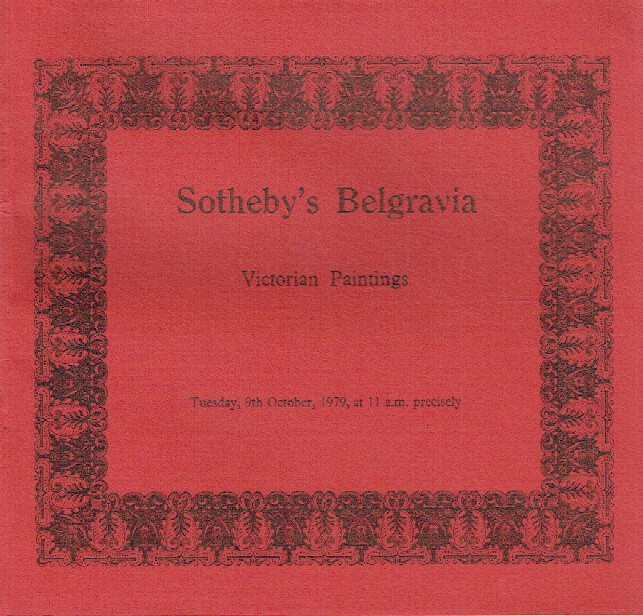 Sothebys October 1979 Victorian Paintings