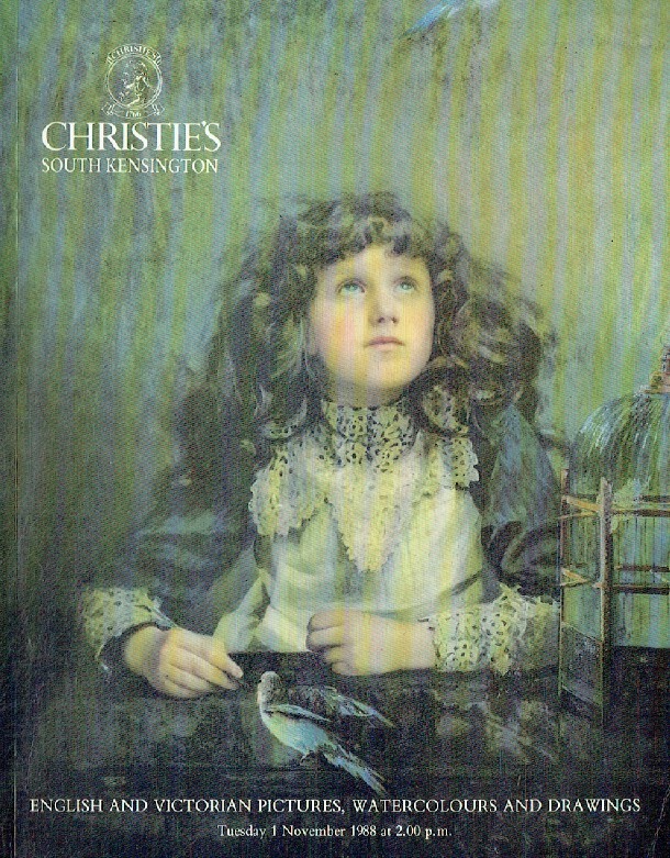 Christies November 1988 English & Victorian Pictures, Watercolours and Drawings