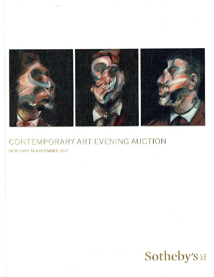 Sothebys November 2017 Contemporary Art Evening Auction