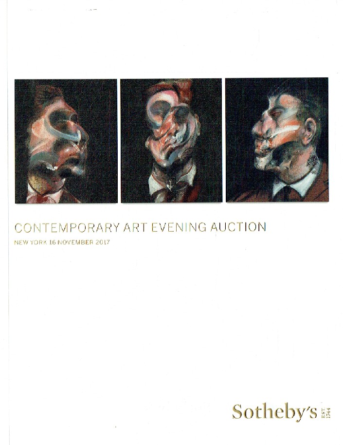 Sothebys November 2017 Contemporary Art Evening Auction