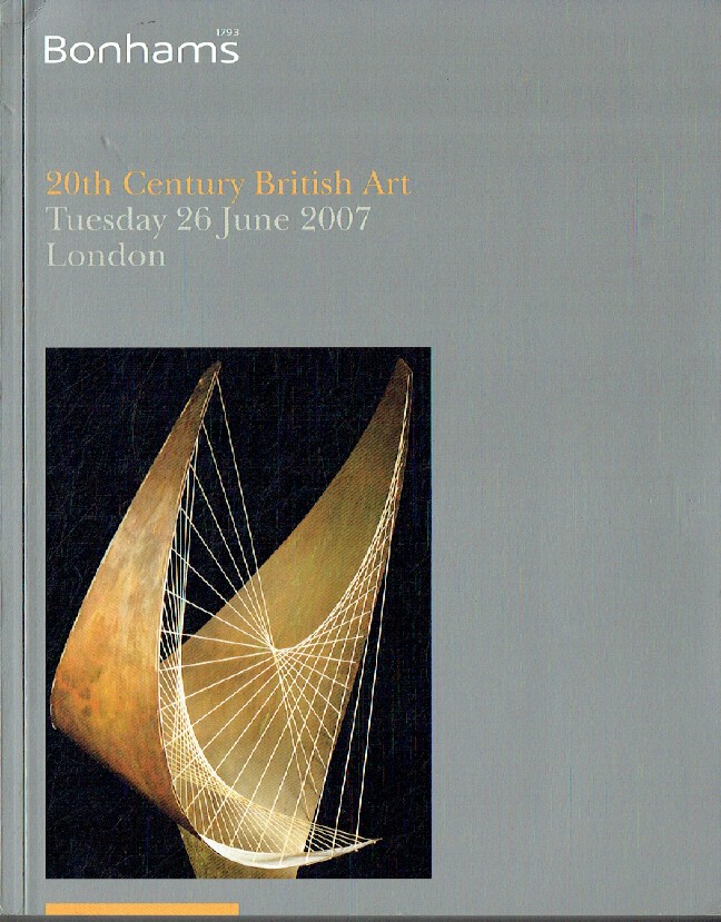 Bonhams June 2007 20th Century British Art