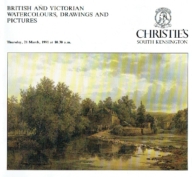 Christies March 1991 British & Victorian Watercolours, Drawings and Pictures