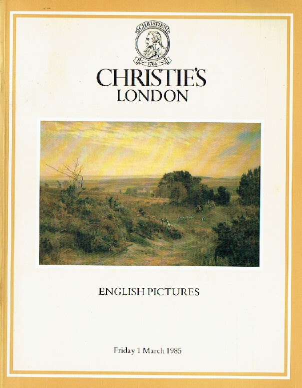 Christies March 1985 English Pictures
