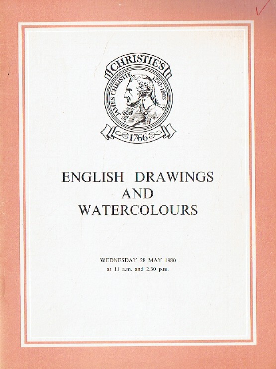 Christies May 1980 English Drawings & Watercolours