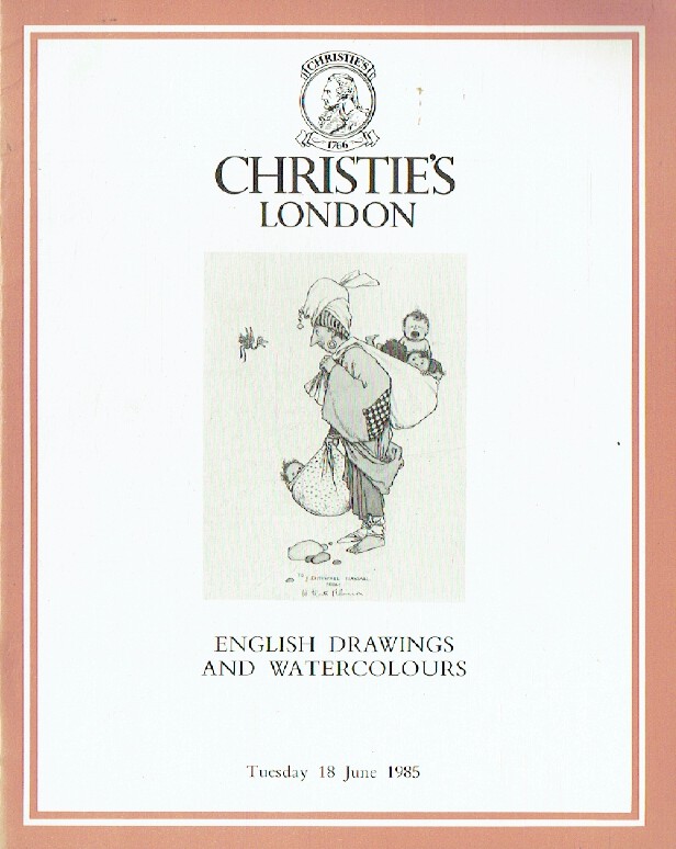 Christies June 1985 English Drawings & Watercolours