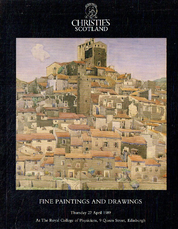 Christies April 1989 Fine Painting & Drawings - Click Image to Close