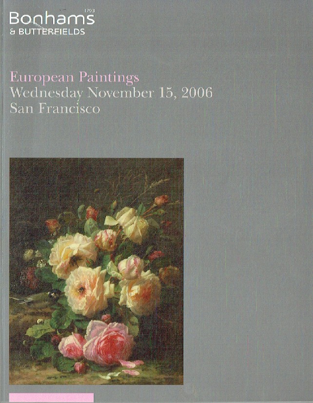 Bonhams November 2006 European Paintings