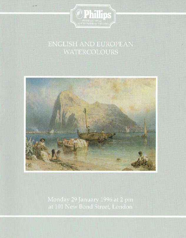 Phillips January 1996 English & European Watercolours