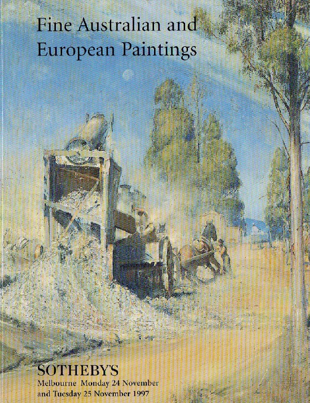 Sothebys November 1997 Fine Australian & European Paintings