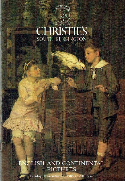 Christies November 1985 English & Continental Pictures