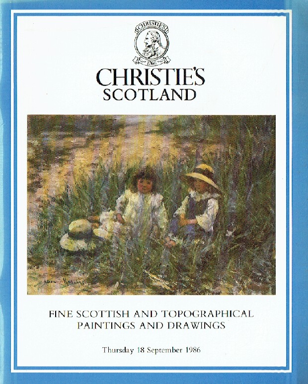 Christies September 1985 Fine Scottish & Topographical Paintings & Drawings