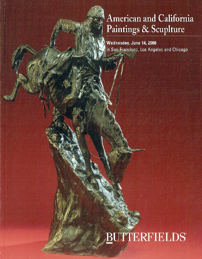 Butterfields June 2000 American & California Paintings and Sculpture - Click Image to Close