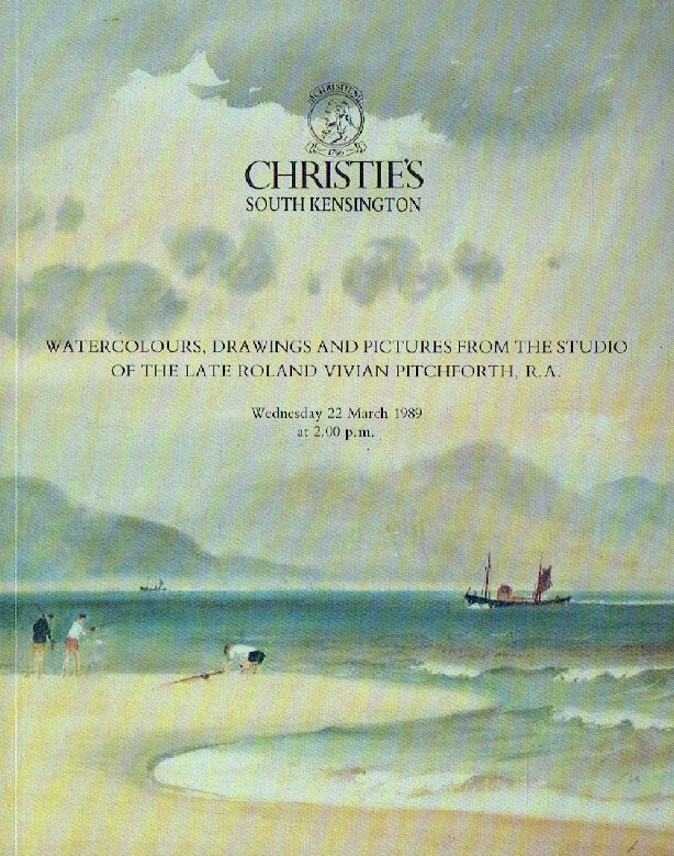 Christies March 1989 Watercolours, Drawings & Pictures - Late Roland Vivian