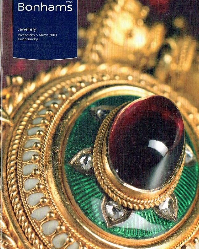 Bonhams March 2003 Jewellery