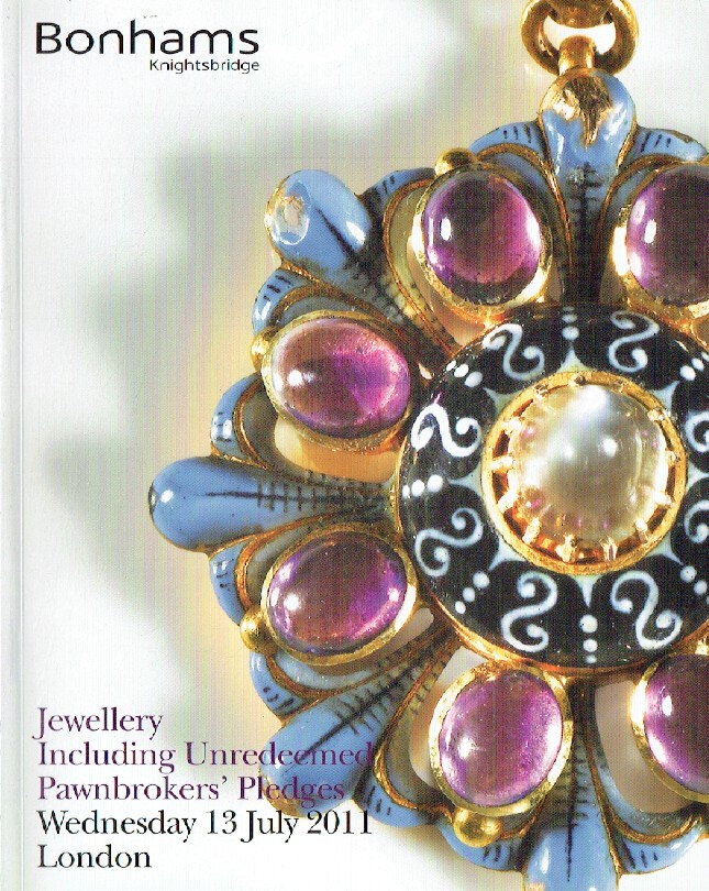 Bonhams July 2011 Jewellery inc. Unredeemed Pawnbrokers' Pledges