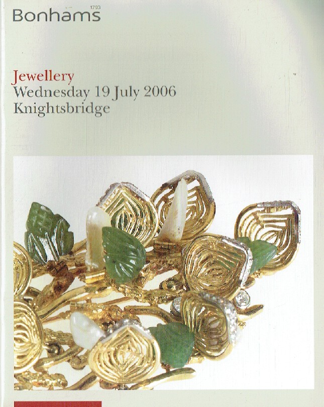 Bonhams July 2006 Jewellery