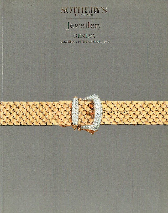 Sothebys November 1988 Jewellery