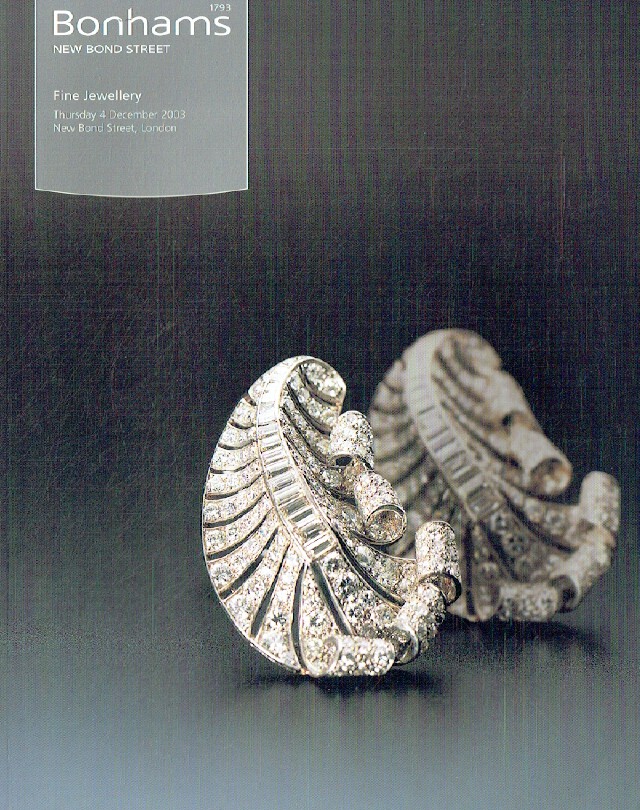 Bonhams December 2003 Fine Jewellery