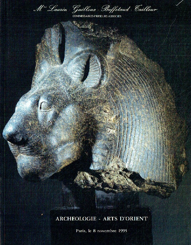 Laurin - Guilloux - Buffetaud November 1995 Antiquites & Asian Art Laurin - Guilloux - Buffetaud November 1995 Antiquites & Asian Art
