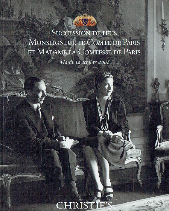 Christies October 2008 Succession du M et Mme Comte et Comptesse de Paris
